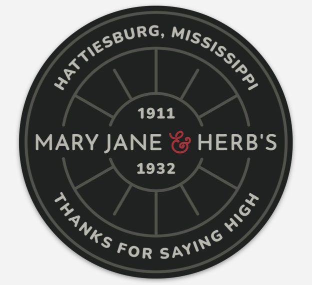 Mary Jane & Herb's Dispensary Sticker